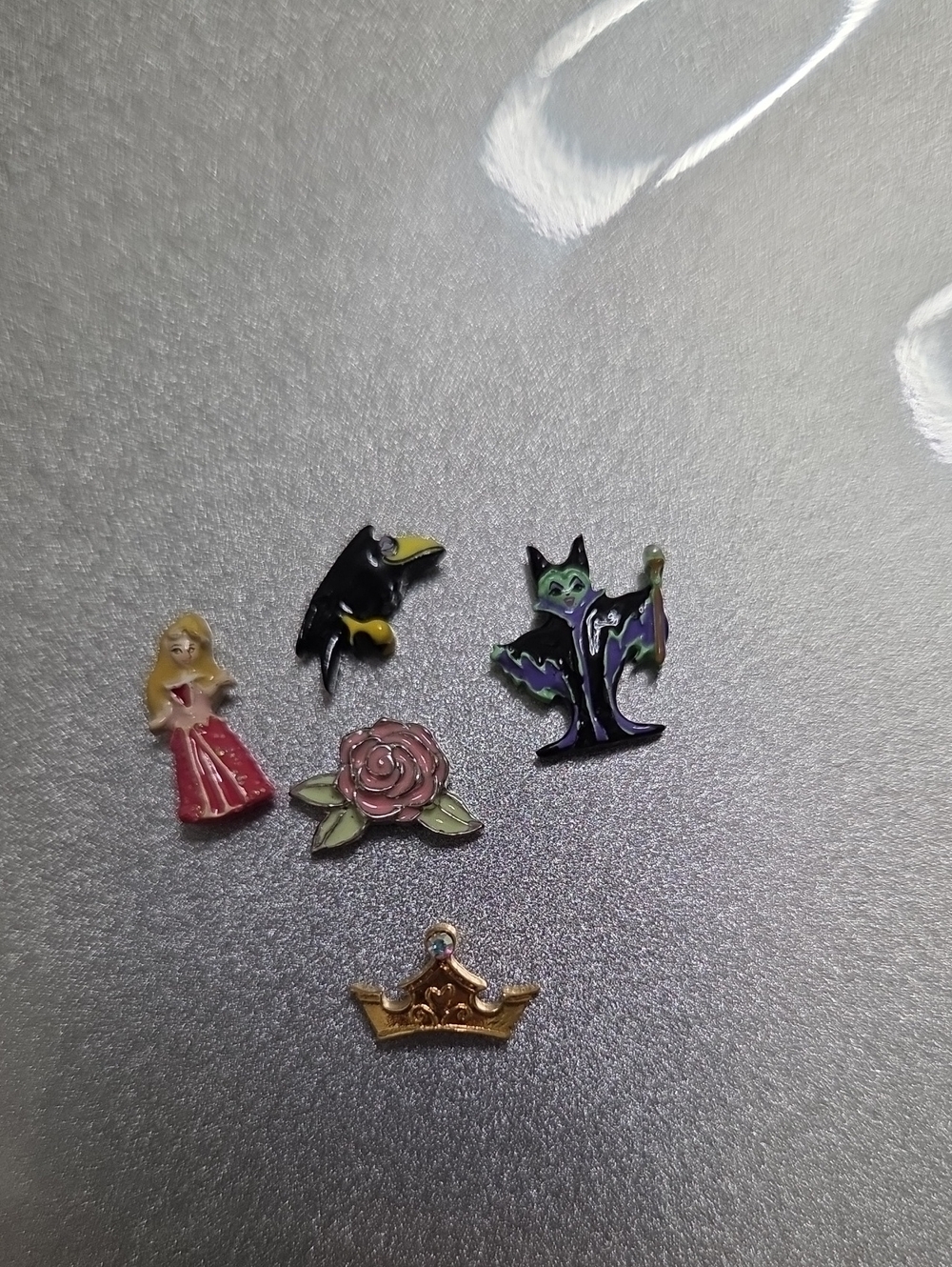 Origami Owl Sleeping Beauty Charm Set